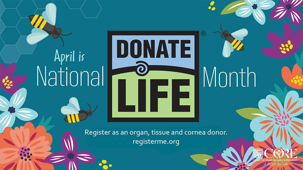 April is National Donate Life Month