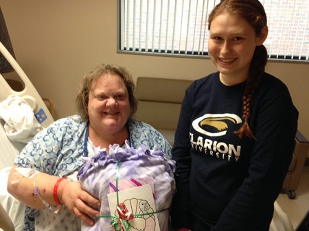 Miranda and patient Darlene Nortum of Ridgway